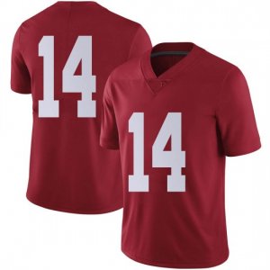 NCAA Youth Alabama Crimson Tide #14 Thaiu Jones-Bell Stitched College Nike Authentic No Name Crimson Football Jersey WW17D47XE